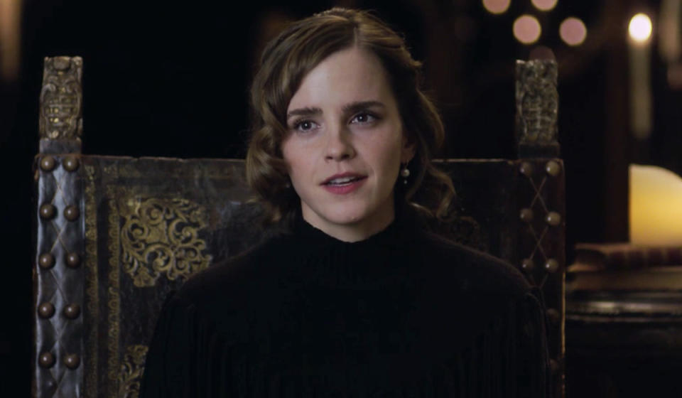 Emma Watson in the Harry Potter Reunion special