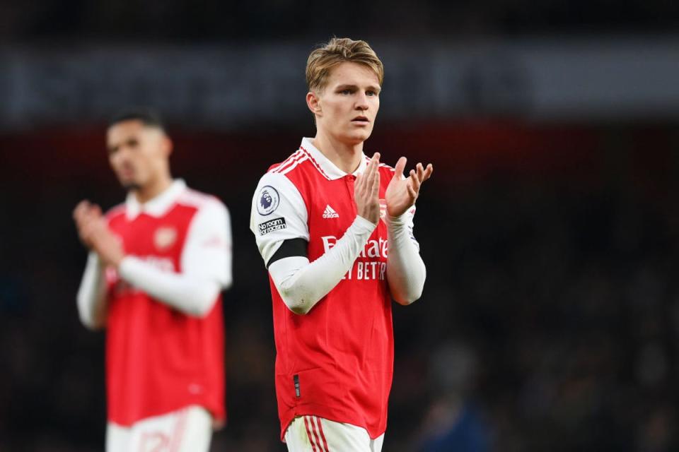 Odegaard will need to be at his best for Arsenal to avoid defeat against the champions (Getty Images)