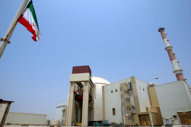 El reactor en la planta de Bushehr, en el sur de Irán