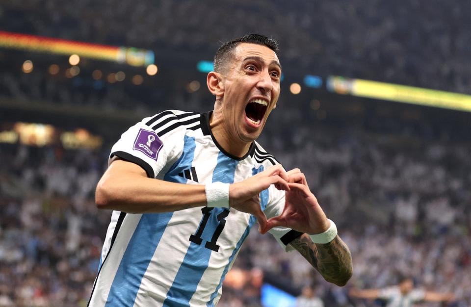 Di Maria justified his selection with a brilliant goal for Argentina (Getty Images)