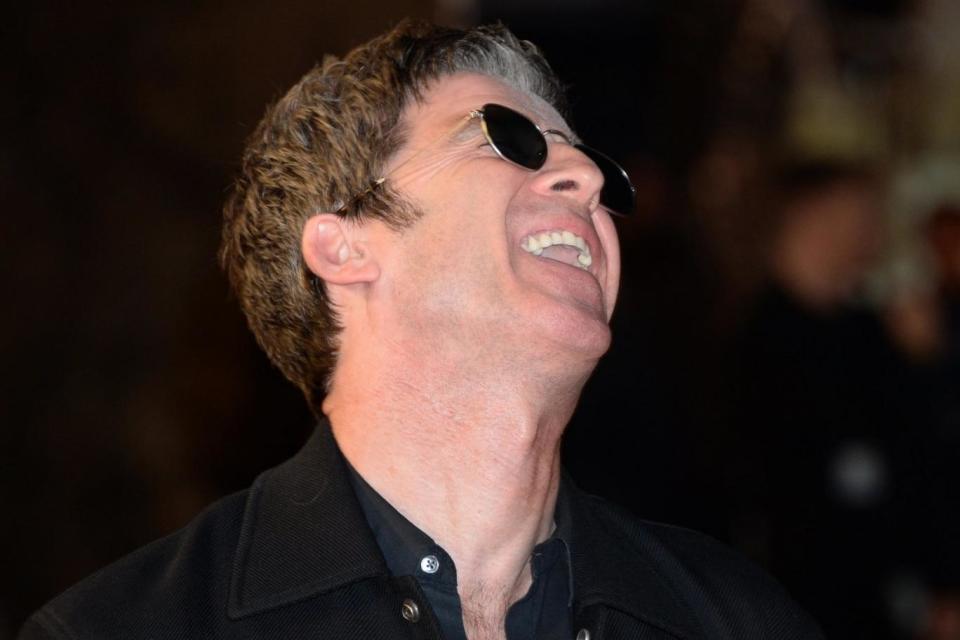 Having a laugh: Musician Noel Gallagher (Dave Benett)