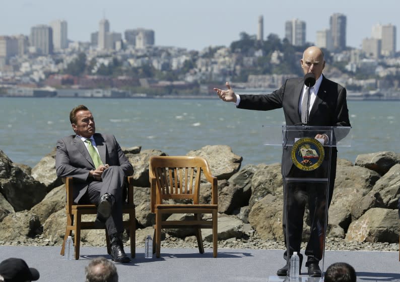 Jerry Brown, Arnold Schwarzenegger