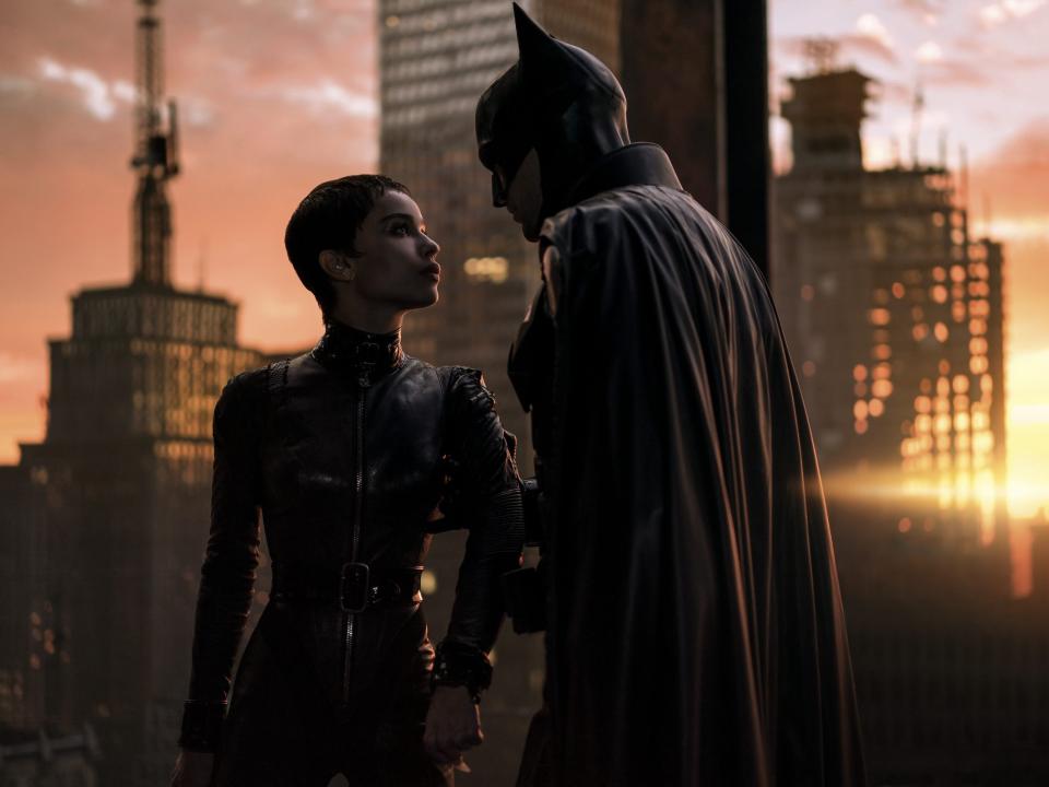 Catwoman and Batman in The Batman