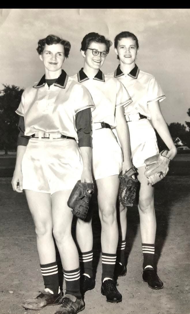 The Tatum sisters (Patty on right) pose for a photo in the 1950s.