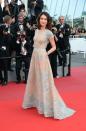 <p>Olga went full-on Cannes in a gorgeous Elie Saab creation.<br><i>[Photo: AP]</i> </p>