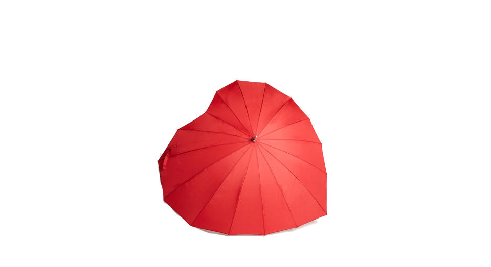 Give a Little Love Heart Shape Umbrella 