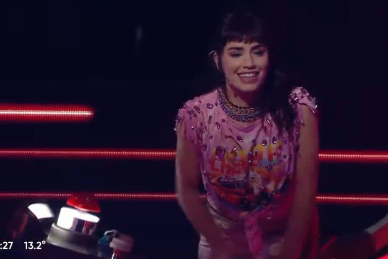 Lali Espósito halagó a un participante (Captura video)