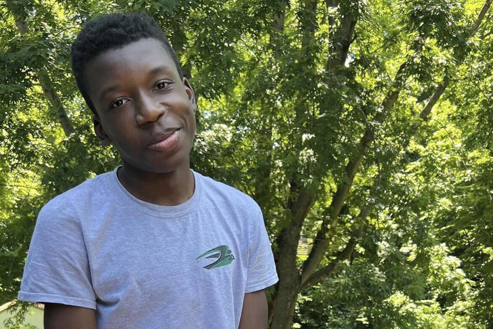 This undated photo provided by Ben Crump Law shows Ralph Yarl, the teenager shot by a homeowner in Kansas City, Mo.  / Credit: / AP