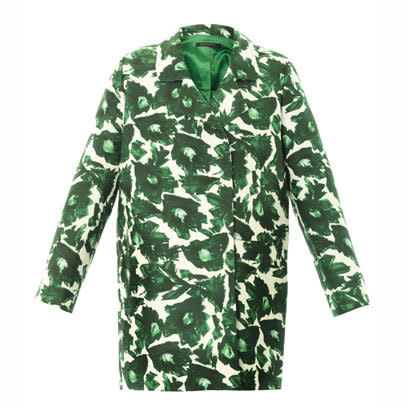 Carrera Floral Print Tailored Coat by Mother of Pearl | Spring Coats | Office Fashion | redonline.co.uk