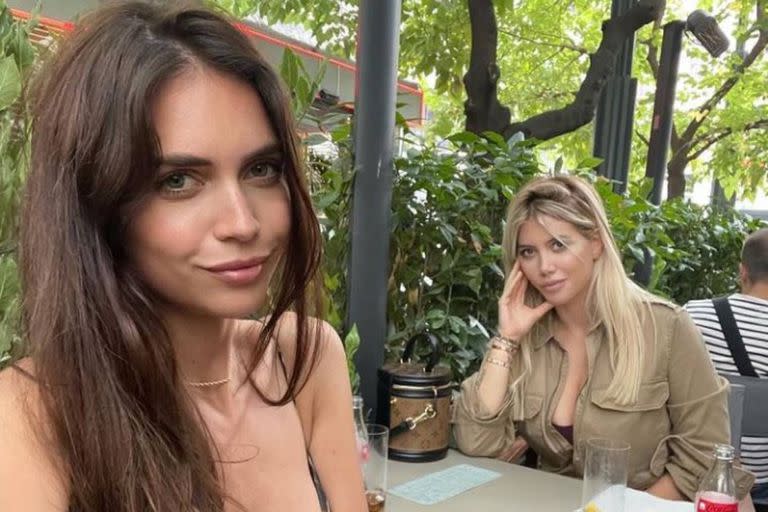 Zaira y Wanda Nara pasaron un fin de semana de solteras en Milán