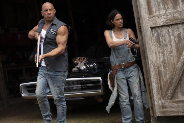 Universal Pictures Vin Diesel and Michelle Rodriguez in 'F9'