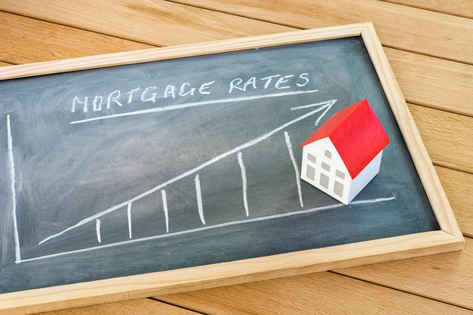 Mortgage rates are rising in Canada.