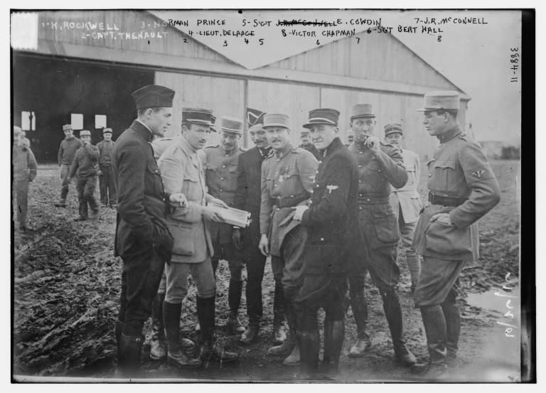 Even before the US entered WWI, thousands of Americans volunteered to fight, including aviators who joined the French, forming what became known as the Lafayette Escadrille