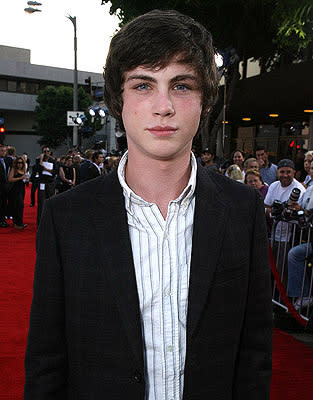 Logan Lerman at the Los Angeles premiere of Lionsgate Films' 3:10 to Yuma