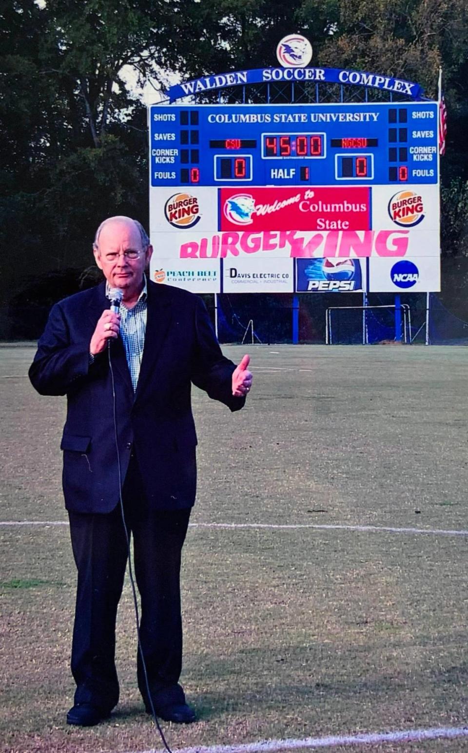 A photo of Columbus sports supporter Johnny Walden