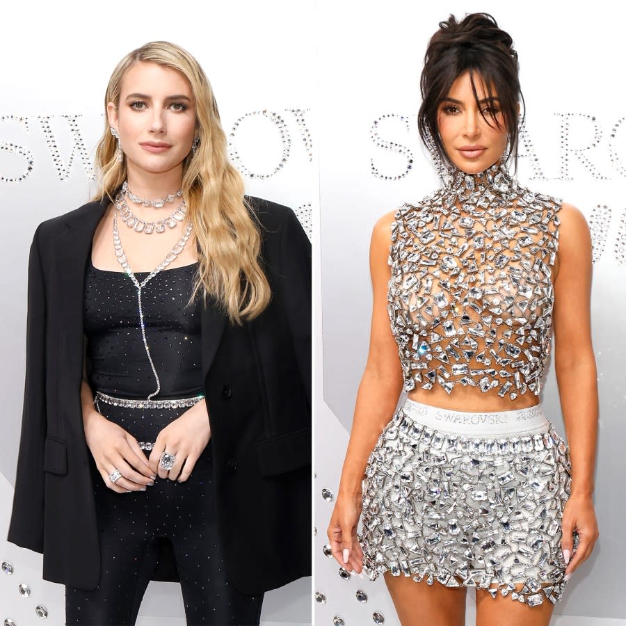 Emma Roberts praises AHS star Kim Kardashian for her professionalism