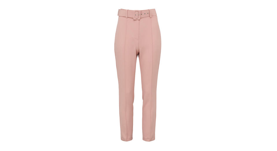 Belted Tailored Trousers 