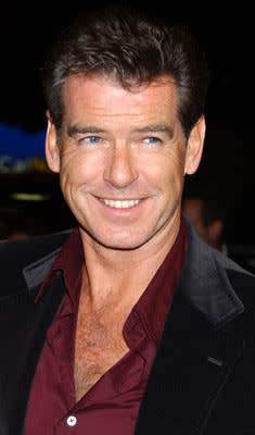 Pierce Brosnan at the Hollywood premiere of New Line Cinema's After the Sunset