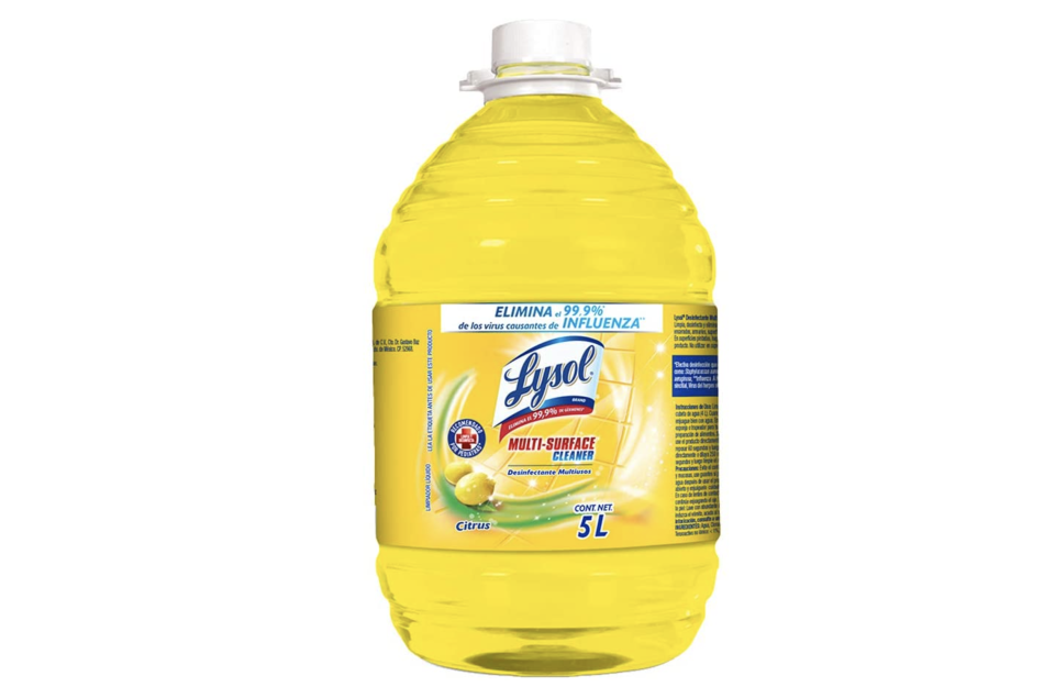 Lysol Desinfectante Multiusos, 5 L. Foto: amazon.com.mx