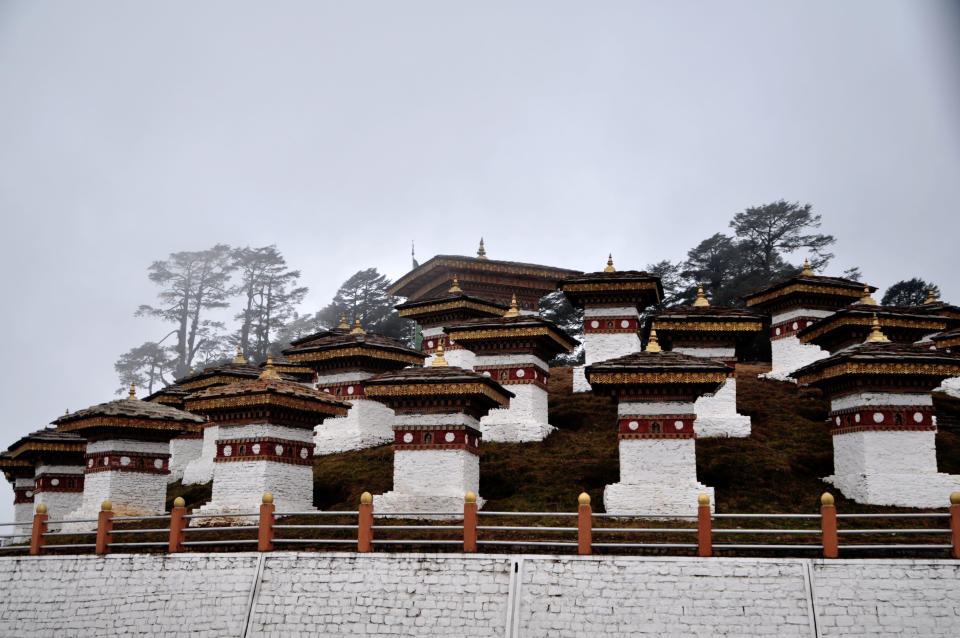 <p>Dochulapass, located between Punakha and Thimphu.</p>