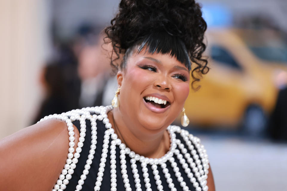 Lizzo will perform at Glastonbury 2023. (Photo by Theo Wargo/Getty Images for Karl Lagerfeld)