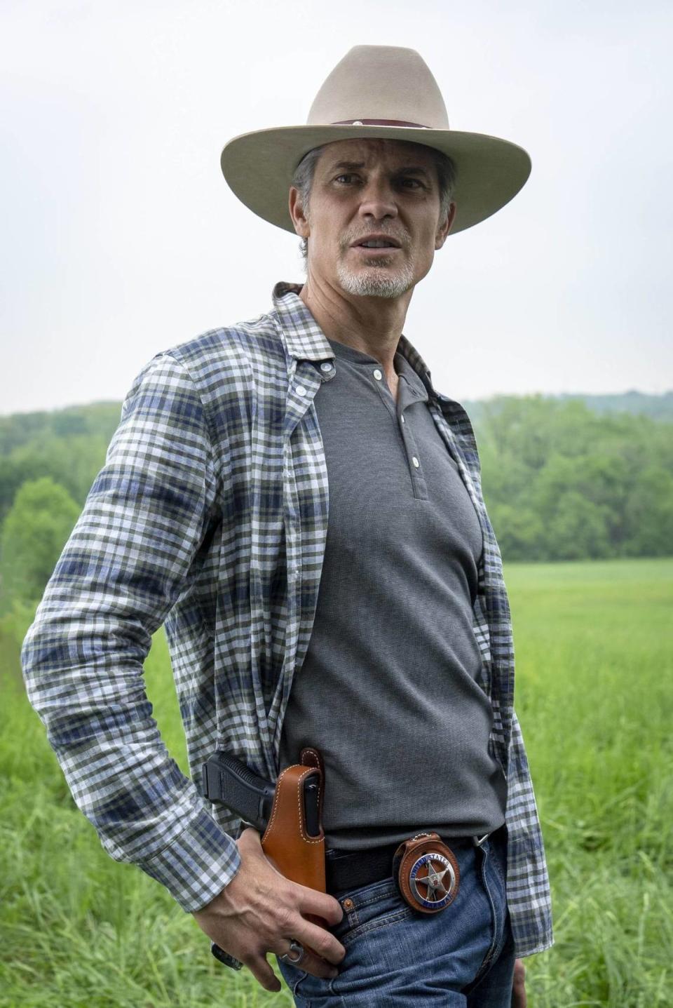 Timothy Olyphant stars as Raylan Givens in “Justified: City Primeval.”