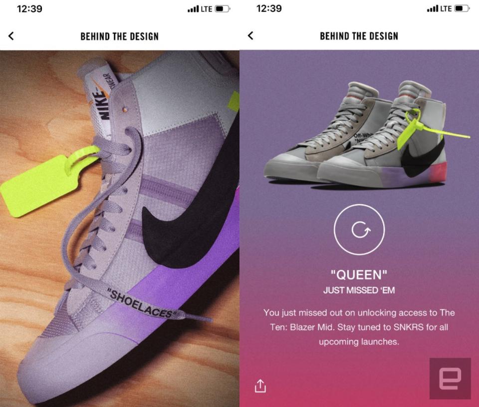 Nike introduced its shoe-selling app SNKRS in 2016, but it wasn't until nearly