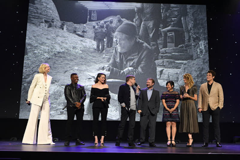 <p>Hamill poring over his scrip. (Disney/Image Group LA)<br><br></p>