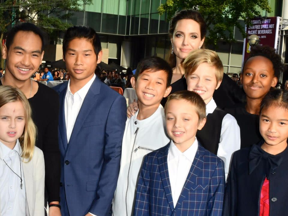 Ange was at the 2017 Toronto International Film Festival with all her kids. Source: Getty