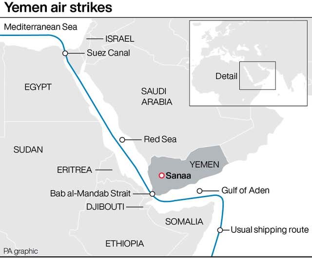 Yemen air strikes