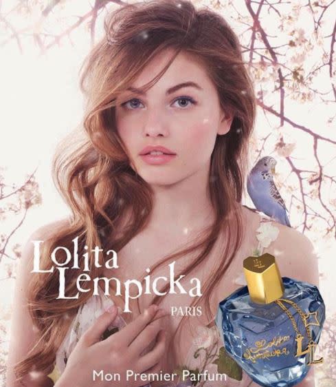 <p>En 2017, elle est devenue le nouveau visage de la marque Lolita Lempicka. <br>Crédit : Instagram @thylaneblondeau </p>