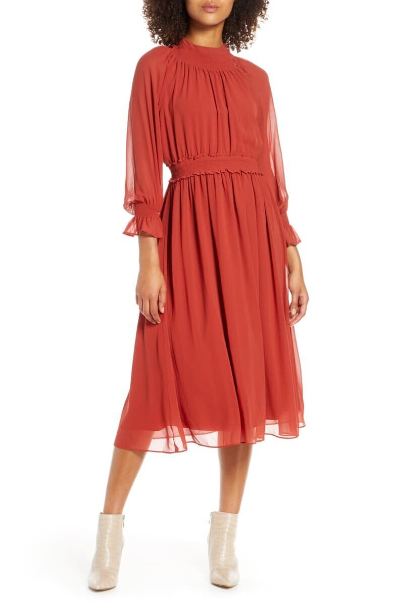 Midi-length skirts and dresses are in this fall.&nbsp; (Photo: Nordstrom)