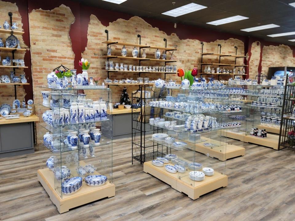 Delftware is available at Dutch Village Downtown on Eighth Street in Holland. The storefront was once home to the housewares department of Teerman's.