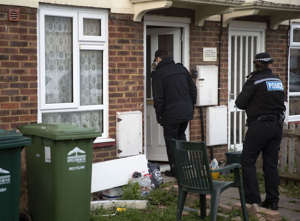 Police are investigating a stabbing in which a man rampaged with a baseball bat and knife while hurling racist abuse (Picture: PA)