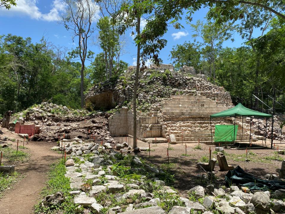 Ongoing excavations of the ancient Maya center of Kiuic. This joint project is between Millsaps College and Mexico’s National institute of Anthropology and History.