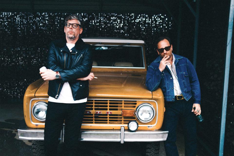 The Black Keys - Patrick Carney (left) and Dan Auerbach - have a new album coming in April, but will first play the Love Rocks NYC concert March 7, 2024.