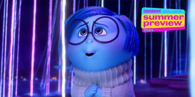 <p>Disney/Pixar</p> Phyllis Smith as Sadness in 'Inside Out 2'