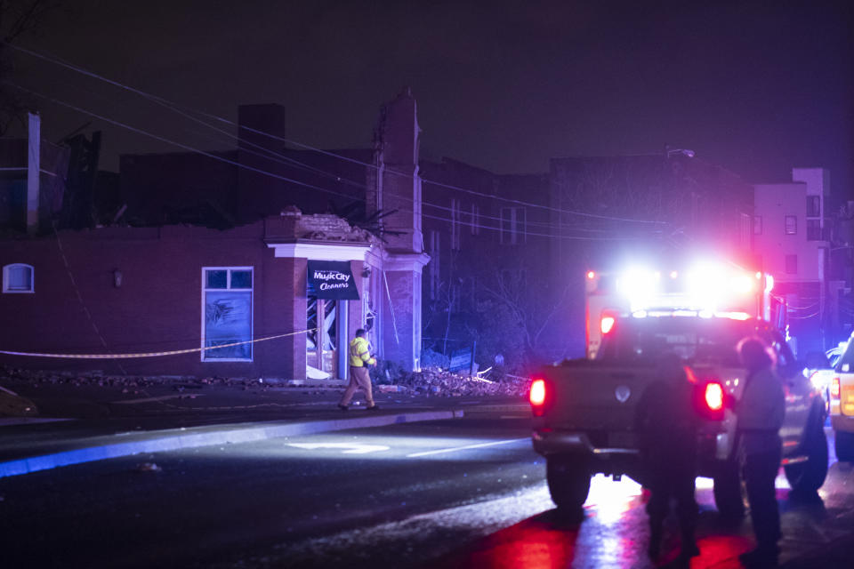 Tornado Hits Nashville, Tennessee