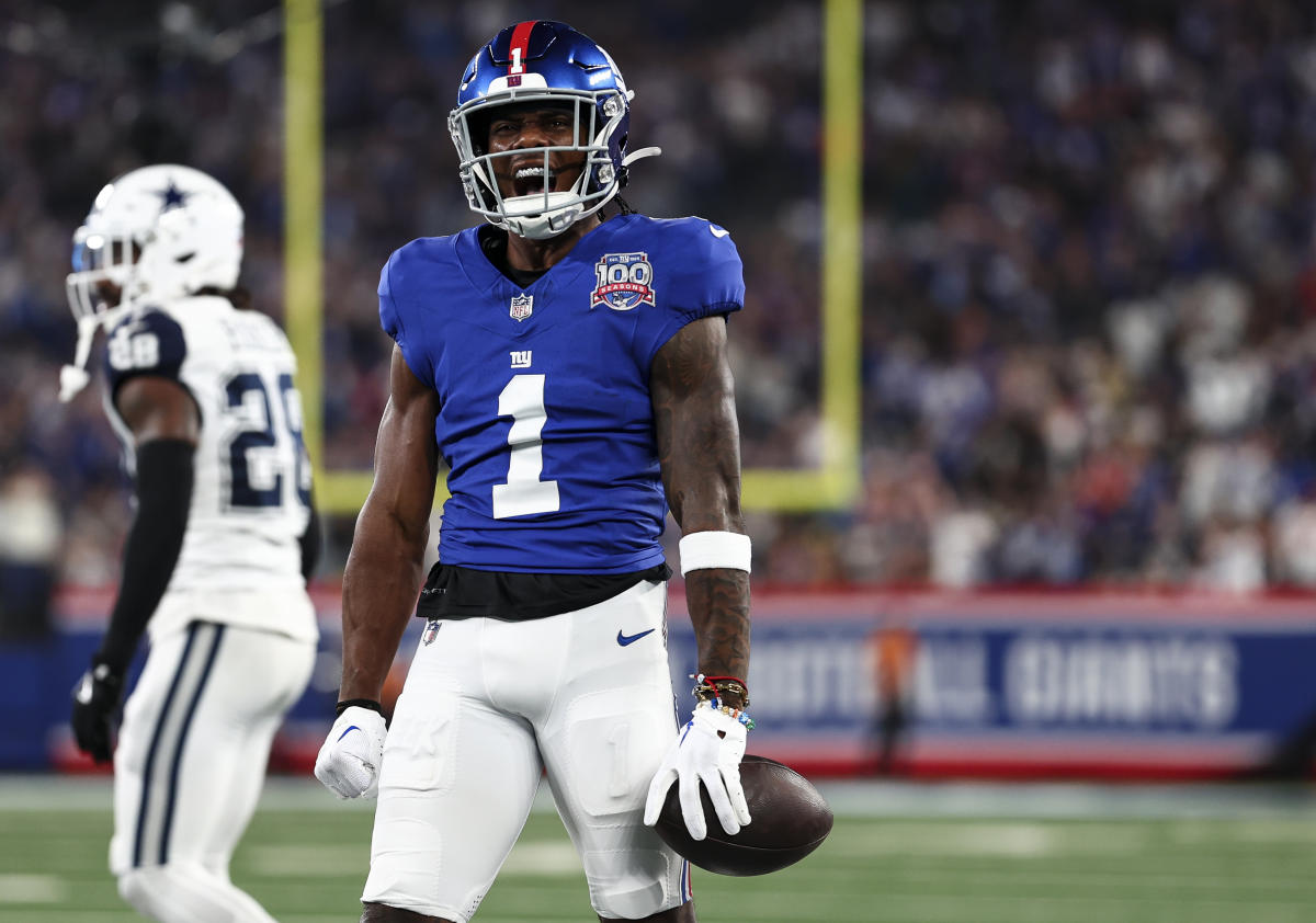 Giants WR Malik Nabers (concussion) ruled out for Bengals game two days after attending Travis Scott concert