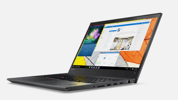 Lenovo ThinkPad T570 (15.6") Laptop. (Photo: Lenovo)