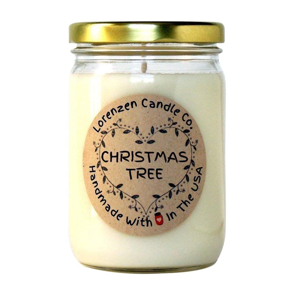 christmas tree soy candle lorenzen