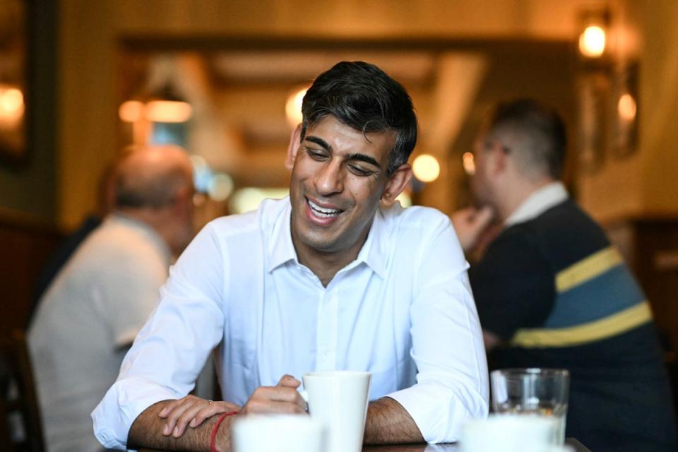 Rishi Sunak was a Brexiteer in the 2016 referendum (AP)