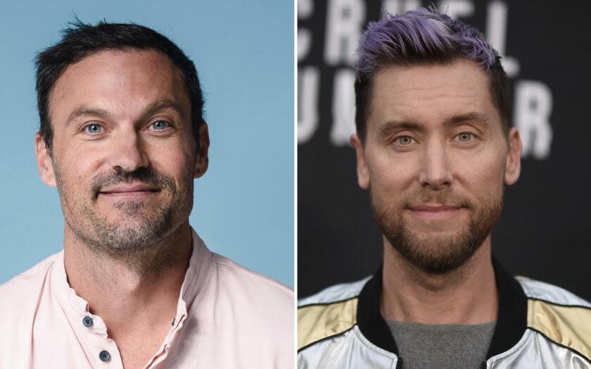 Brian Austin Green gets candid about raising a gay son, Lance Bass says his son is lucky to have the "Beverly Hills, 90210" star as a dad.