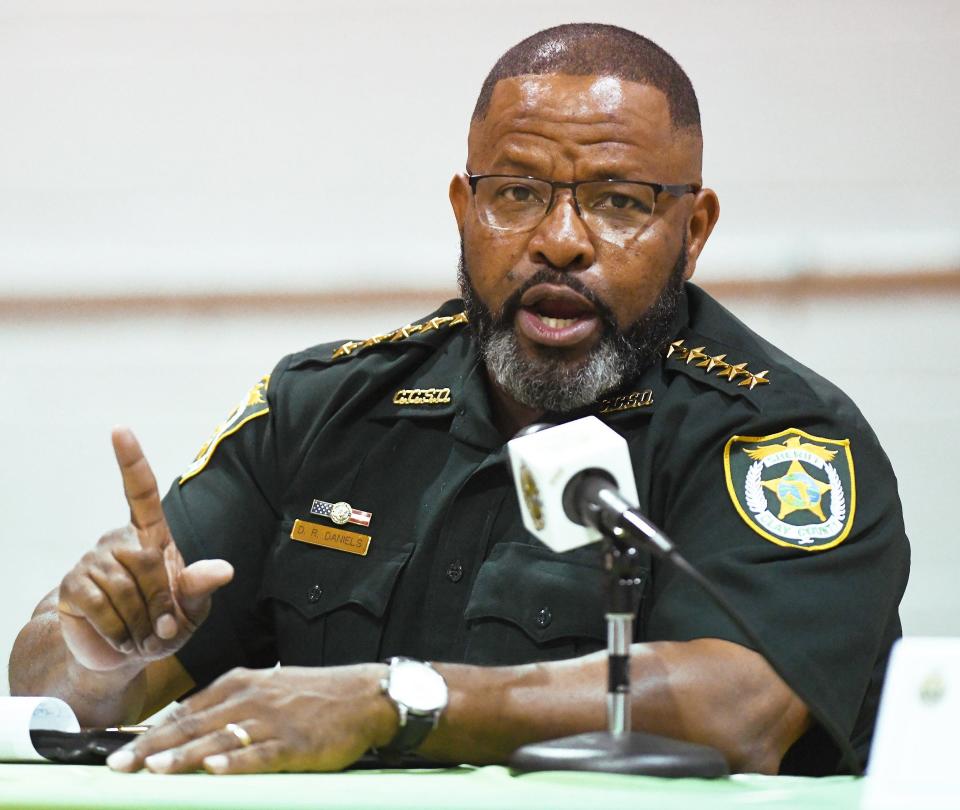 Clay County Sheriff Darryl Daniels was removed from office by Gov. Ron DeSantis on Aug. 14.