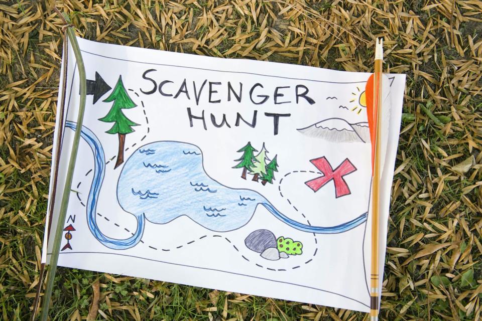 18) Set up an elaborate scavenger hunt.