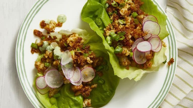 best healthy dinner recipes thai turkey lettuce cups