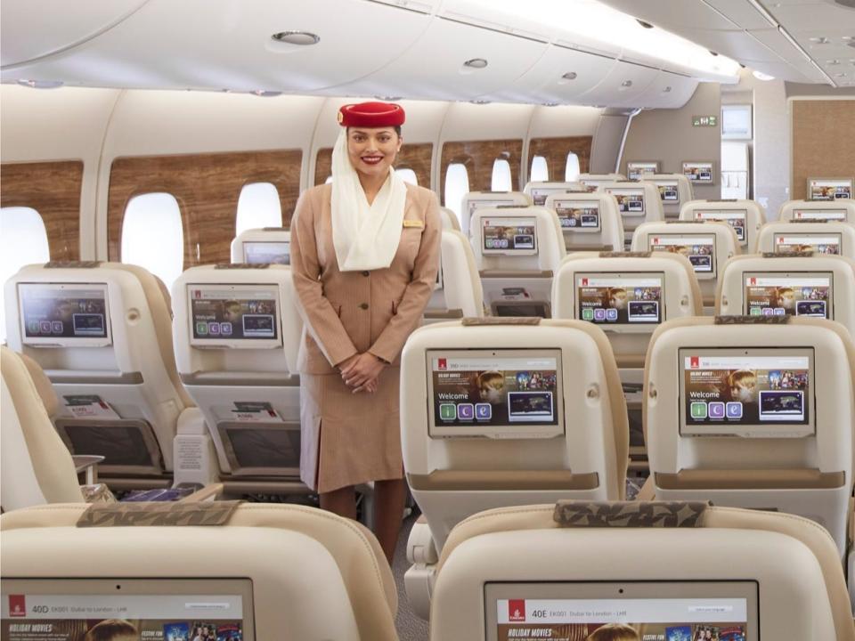 Emirates Airbus A380 new interior