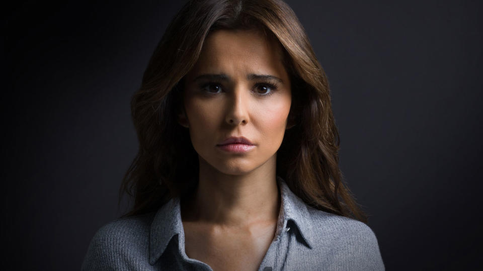 Cheryl in a promotional still for 2:22 - A Ghost Story. (Runaway Entertainment)