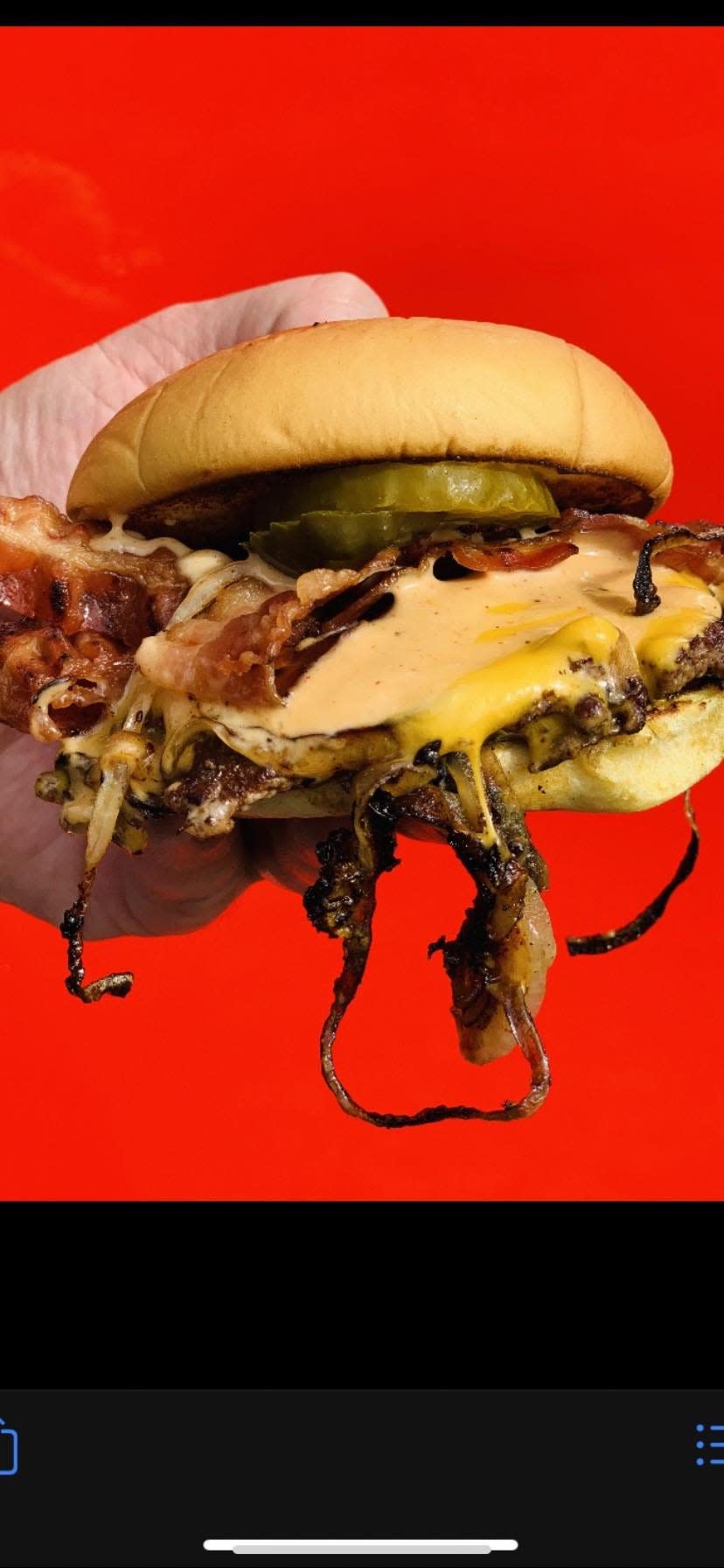 BurgerRobs food truck gained a following in 2021, often selling out of smash burgers.