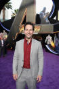 <p>Hello, Ant-Man! Rudd, who is MIA from the film, posed in front of the giant <em>A. </em>(Photo: Getty Images) </p>